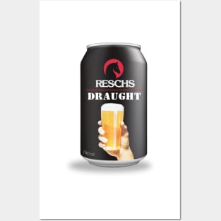 RESCHS DRAUGHT BEER CAN Posters and Art